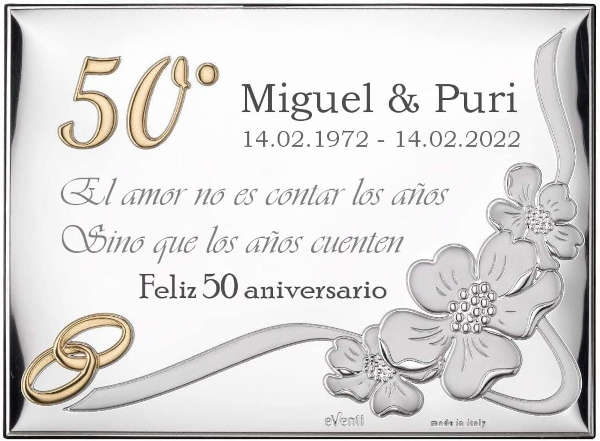 El Faro Placa 50 Aniversario Bodas de Oro